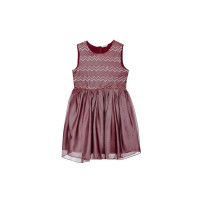 Amazon Brand - Jam & Honey Girl's Knee-Length Tulle Party Dress with Tie Waist