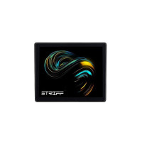 STRIFF Mpad Mouse Mat 230X190X3mm Gaming Mouse Pad, Non-Slip Rubber Base, Waterproof Surface, Premium-Textured, Compatible with Laser and Optical Mice(Universe Black)