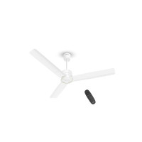 Havells 1200mm Ambrose Slim BLDC Motor Ceiling Fan | Premium Finish Decorative Fan, Remote Control, High Air Delivery | 5 Star Rated, Upto 60% Energy Saving, 2 Yr Warranty | (Pack of 1, Elegant White) (Coupon)