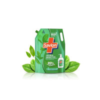 Savlon Herbal Sensitive Germ Protection Liquid Handwash, 1500ml Hand wash Refill, 90% Natural Origin, For Sensitive Hands
