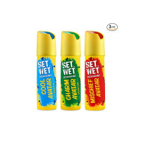 SET WET Deodorant Spray Perfume Cool, Charm & Mischief Avatar for men, 150ml (Pack of 3)