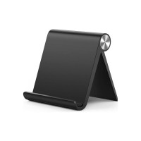 STRIFF Multi Angle Tablet/Mobile Stand, Phone Stand Holder for iPhone, Android, Samsung, OnePlus, Xiaomi. Portable,Foldable Stand.Perfect for Bed,Office, Home,Gift and Desktop (Black)