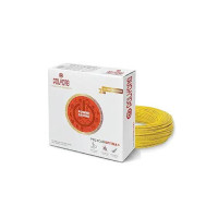 Polycab Optima Plus FR-LF 1 SQ-MM, 90 Meters PVC Insulated Copper Wire Single Core Flexible House Cable for Domestic & Industrial Connections Electric Wire (Yellow)