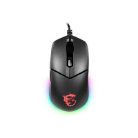 MSI Clutch GM11 5000 Adjustable DPI Optical Wired Gaming Mouse with RGB USB Gaming Grade - Black (Coupon)