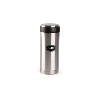 Cello My Cup Vacuum Insulated | Travel Coffee Mug Hot and Cold with Lid | Double Walled Stainless Steel Bottle for Travel, Home, Office, School | 350ml, Silver