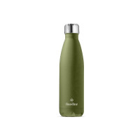 FineDine Triple-Insulated Flask Stainless-Steel Water Bottle (set of 1) 500ml - Green