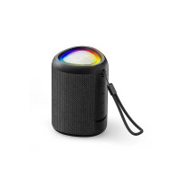 pTron Newly Launched Fusion Mount Mini Bluetooth Speaker with 12W Immersive Sound, 10H Playtime, RGB Lights, Multi-Playback Modes-BT5.1/TF Card/Aux-in Port, TWS Feature & Type-C Charging (Black)