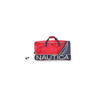 Nautica 2 Wheel Duffle Trolley Bag | Travel Luggage for Men & Women | Duffle Trolley Bag for Travel | Stylish Polyster Trolley Bag