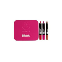 SUGAR Cosmetics Matte As Hell Mini Crayon Lipstick Sets - Bold Shades (Gift Set for her | Pack of 3)