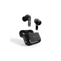 pTron Basspods P251+ In-Ear TWS Earbuds with 50H Playtime, 12mm Drivers, TruTalk AI-ENC Calls, HD Mic, Movie Mode, Touch Controls, Bluetooth 5.1 Wireless Headphones, Type C Fast Charging & IPX4(Black)