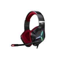 Vertux Blitz HD Audio Gaming Headset | USB Gaming Wired Over-Ear Headphones | Ear Cushions with Flexible Mic | 7.1 Sound Gaming Headphone for Xbox | PS4 | Smartphones PC-Red