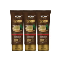 WOW SKIN SCIENCE Neem | Purifies Skin | Unclogs Pores | Fights Acne | Calms Skin- Pack of 3 Face Wash  (300 ml)