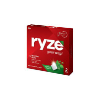 RYZE Nicotine Gum 2mg | Pudina Punch | Soft Chew, Easy on Throat, Sugar Free | Quitting Smoking & Chewing | Smoking Cessation | 45 gums (9 Gums Each Pack) | Combo Pack of 5