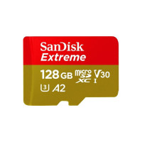 SanDisk Extreme A2 128 GB MicroSD Card Class 10 190 MB/s Memory Card