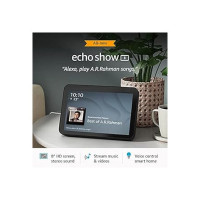 Amazon Echo Show 8 (2nd Gen) - Smart speaker with 8" HD screen, stereo sound & hands-free entertainment with Alexa (Black) (Coupon)