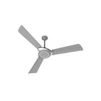Polycab Superb Neo 1200mm 1-Star 52 Watt Ceiling Fan For Home | High Speed & Air Flow, 100% Copper | Corrosion Resistant G-Tech Blades, Saves up to 33% Electricity | 2 years warranty【Cool Grey Silver】