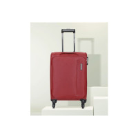PROVOGUE Soft Body Set of 3 Luggage 4 Wheels - Edge Combo Set (30inch+ 26inch+22inch) - Red