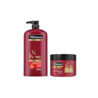 TRESemme Keratin Smooth Deep Conditioning Kit for Long Lasting Frizz control - Keratin Smooth 1L Shampoo and Keratin Smooth 300ml Mask