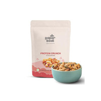 Paper Boat Protein Crunch, Premium Nuts SuperMix, Healthy Trail Mix Dry Fruits | Almonds I Cashews I Pistachio I Chickpeas | Dryfruit Pouch (200 gm)