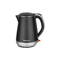 Bajaj KTP 1.7 Ltr Electric Kettle For Hot Water|1600W Double Walled Hot Water Kettle|360° Swivel Base With Cord Storage|On-Off Switch With Indicator|Dry Boil Protection|2 Year Warranty By Bajaj|Silver