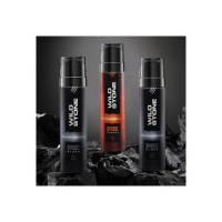 Wild Stone Intense Black and Trance No Gas Deodorant Gift Set for Men, Pack of 3 (150ml each)|Long Lasting Fragrance|Gift Set for Him|Body Spray for men
