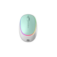 Portronics Toad IV Bluetooth Mouse with 2.4 GHz Wireless (Dual Connectivity), Rechargeable, Connect up to 3 Devices, RGB Lights, Adjustable Optical DPI for Laptop, PC, Tablet, Smartphone (Blue)
