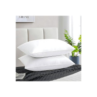 Microfiber Soft White Pillows | Pillows for Sleeping White - Set of 2 (Size - 16x24 Inches Or 40x60 cm) (Pack_of_2) Whit Pillow Pack Memory Foam Pillow