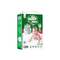 Bummy PANTS Super Dry Leakage Proof Technology Baby Diaper –Medium (M) Size, 72 Count, Super Absorbent 5D Cross Core with Anti Rash dual Layer Up to 12 Hrs Protection, Pack of 1, 5-11kg