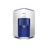 Havells AQUAS Water Purifier (White and Blue), RO+UF, Copper+Zinc+Minerals, 5 stage Purification, 7L Tank, Suitable for Borwell, Tanker & Municipal Water (Coupon)