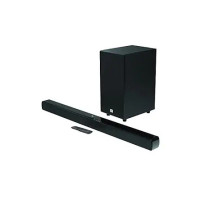 JBL Cinema SB190 Deep Bass, Dolby Atmos Soundbar with Wireless Subwoofer for Extra Deep Bass, 2.1 Channel with Remote, Sound Mode for Voice Clarity, HDMI eARC, Bluetooth & Optical Connectivity (380W)