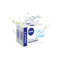 NIVEA Soft Creme Soap 75gm New Pack of 2