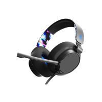 Skullcandy SLYR Wired Over-Ear Gaming Headset for PC, Playstation, PS4, PS5, Xbox, Nintendo Switch - Blue Digi-Hype (Coupon)