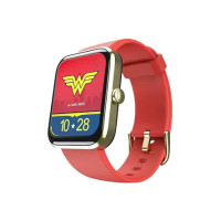 boAt Xtend Smartwatch Wonder Woman Edition with Alexa Built-in, 1.69 HD Display, Multiple Watch Faces, Stress Monitor, Heart & SpO2 Monitoring, 14 Sports Modes, Sleep Monitor, 5 ATM(Amazonian Red)
