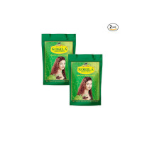 Kokila 100% Natural & Herbal Henna Mehandi Powder with 6 Ayurvedic Herbs, Organic Hair Colour Pack of 2 (200Gm Each)