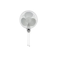 Bajaj Esteem 400MM Double String Wall Mount Fan| Adjustable Oscillating & Tiltable Wall Fan for Kitchen & Home| 100% CopperMotor| 3-Speed Control| VoltageProtection|High AirDelivery|2Yr Warranty|White