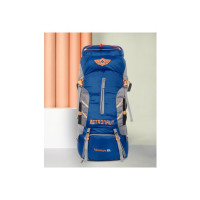METRONAUT Adventure Series Hiking/Camping/Travel Bag with Rain Cover Rucksack - 65 L  (Blue)