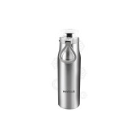 Havells Aqua-S Double Wall Hot/Cold Water Bottle, 304 Grade Stainless Steel Inner Body, Non Toxic, Leak Proof, Easy to Clean, 590 ML Silver