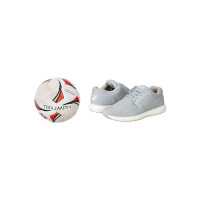 Gowin Sports Training Shoe Thrust Grey Size 6 with Triumph Handball Rubberised Junior