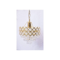 Mahganya 3280 Decoration New Fancy Modern Ceiling Lamp with All Fixtures and Fitting (Gold) (Small)