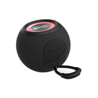 Portronics Resound 5W Wireless Speaker with LED Lights, In-built FM Radio 5 W Bluetooth Speaker  (Black, Stereo Channel)