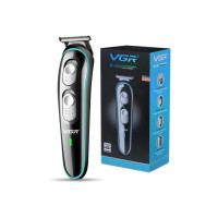 VGR V-055 Professional Hair Trimmer 120 min Runtime 4 Length Settings  (Black, Green)
