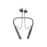 SYSKA Pace X1 Bluetooth Earphone with Clear Hd Sound Magnetic Earbuds,11 Hrs Playback Time,10M Range,Adjustable Clips&Sweat Proof Coating Neckband Compatible with Multi Devices,Black,in-Ear  [Apply  40%  Coupon]