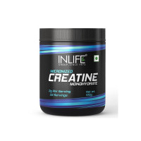 INLIFE Micronized Creatine Monohydrate Powder Supplement, Muscle Repair & Recovery, Pre/Post Workout, Athletic Performance, 100gm (Unflavoured)