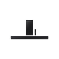 Samsung Soundbar (HW-C45E/XL) 2.1 Channel, 300W, Dolby Digital, 3 Speakers, Wireless Subwoofer, Bluetooth Enabled and DTS Virtual X Experience Sound (Black)