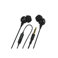 Blaupunkt EM-05M in-Ear Wired Earphone with Mic and Deep Bass HD Sound Mobile Headset with Noise Isolation and with customised Extra Ear gels(Black) [Apply  40%  Coupon]