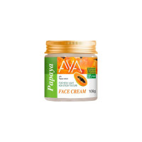 AYA Papaya Face Cream, 100 g | For Skin Brightening, Nourishment, Skin glowing, Soothes & Exfoliates Skin | No Paraben, No Silicone, No Sulphate