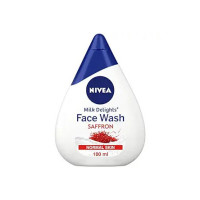 NIVEA Milk Delights Face Wash Precious Saffron For Normal Skin 100ml, 100 ml