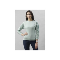 ATHENA Casual Regular Sleeves Solid Women Light Green Top