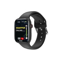 SnapUp Connect Bluetooth Calling Smartwatch with Snap Sync, 1.75” LCD 2.0D Curved Display, Health Tracker, Smart Notifications, Custom Smart Watch Faces - Black
