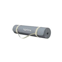 Lifelong LLYM92 Yoga mat for Women & Men EVA Material 4mm Grey Anti Slip for Gym Workout